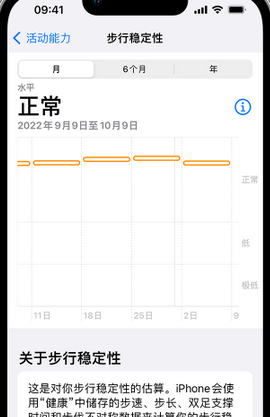 东阿iPhone手机维修如何在iPhone开启'步行稳定性通知'