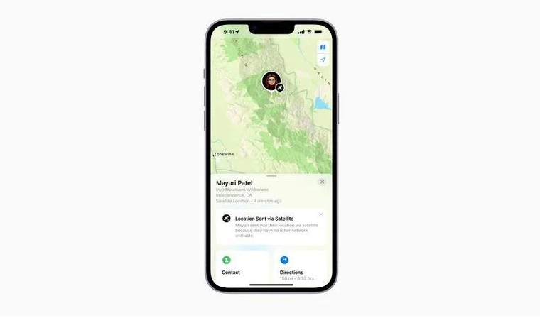 东阿苹果14维修分享iPhone14系列中 FindMy功能通过卫星分享位置方法教程 