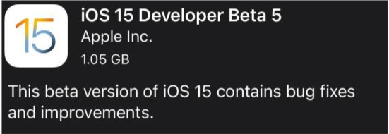 东阿苹果手机维修分享如何升级到iOS15.0 beta5 
