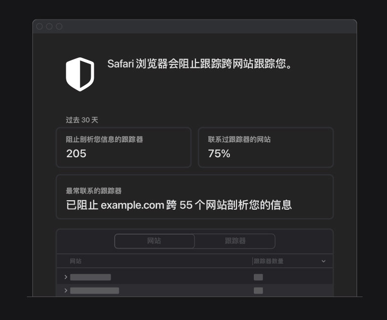 东阿苹果手机维修分享如何在 Safari 浏览器中查看和打开隐私报告 